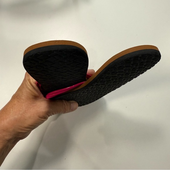 Reef Pink and Brown Sandals Classic Beach Footwear Women’s Size 6.5-7 - Picture 4 of 5